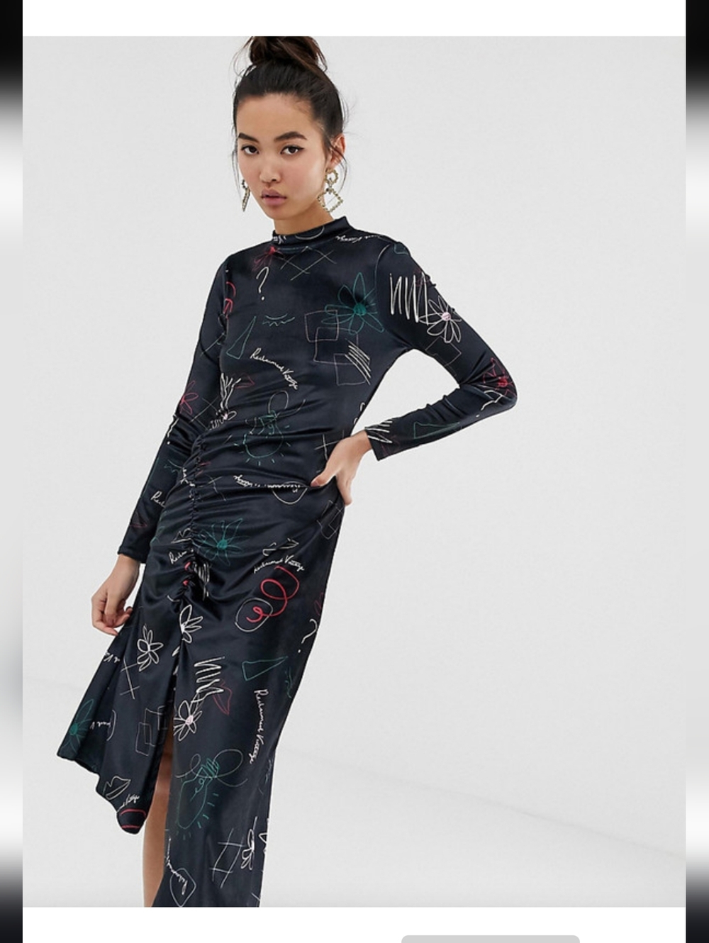 RECLAIMED VINTAGE BLUE VELVET 💙 MIDI DRESS